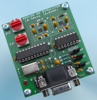 Low Cost Analog Quartzdyne Simulator with Frequency Output Signals